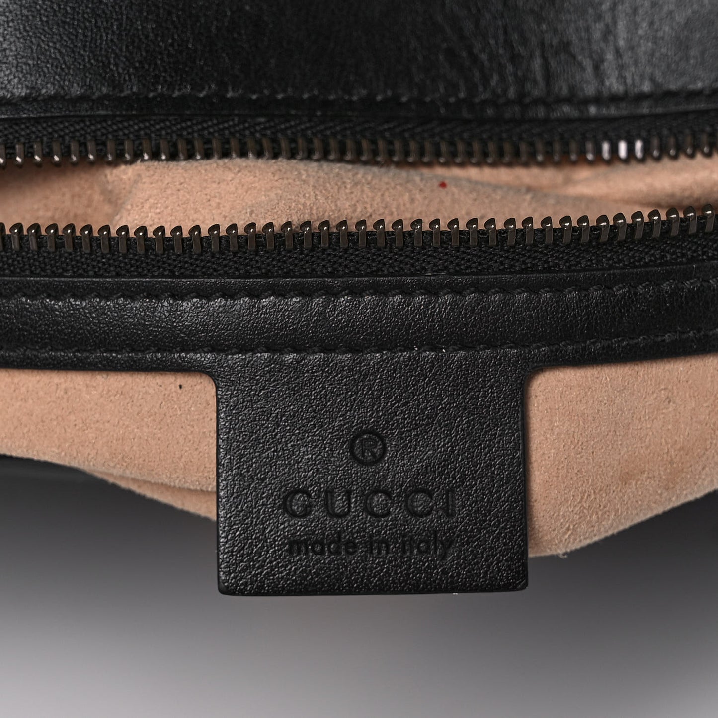 Calfskin Matelasse Small GG Marmont Shoulder Bag Black
