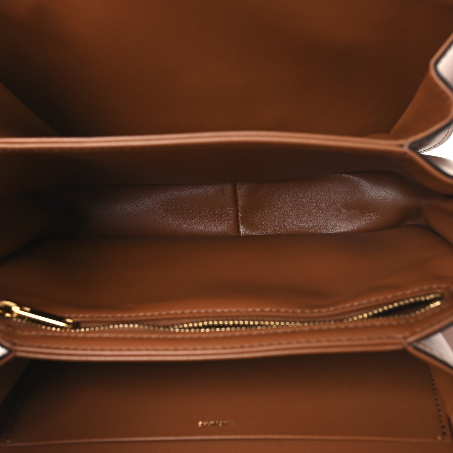 Triomphe Canvas Calfskin Medium Triomphe Bag Tan