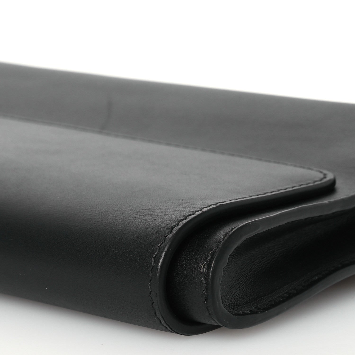 Balenciaga Smooth Calfskin Money Elongate Clutch Black 10 of 14