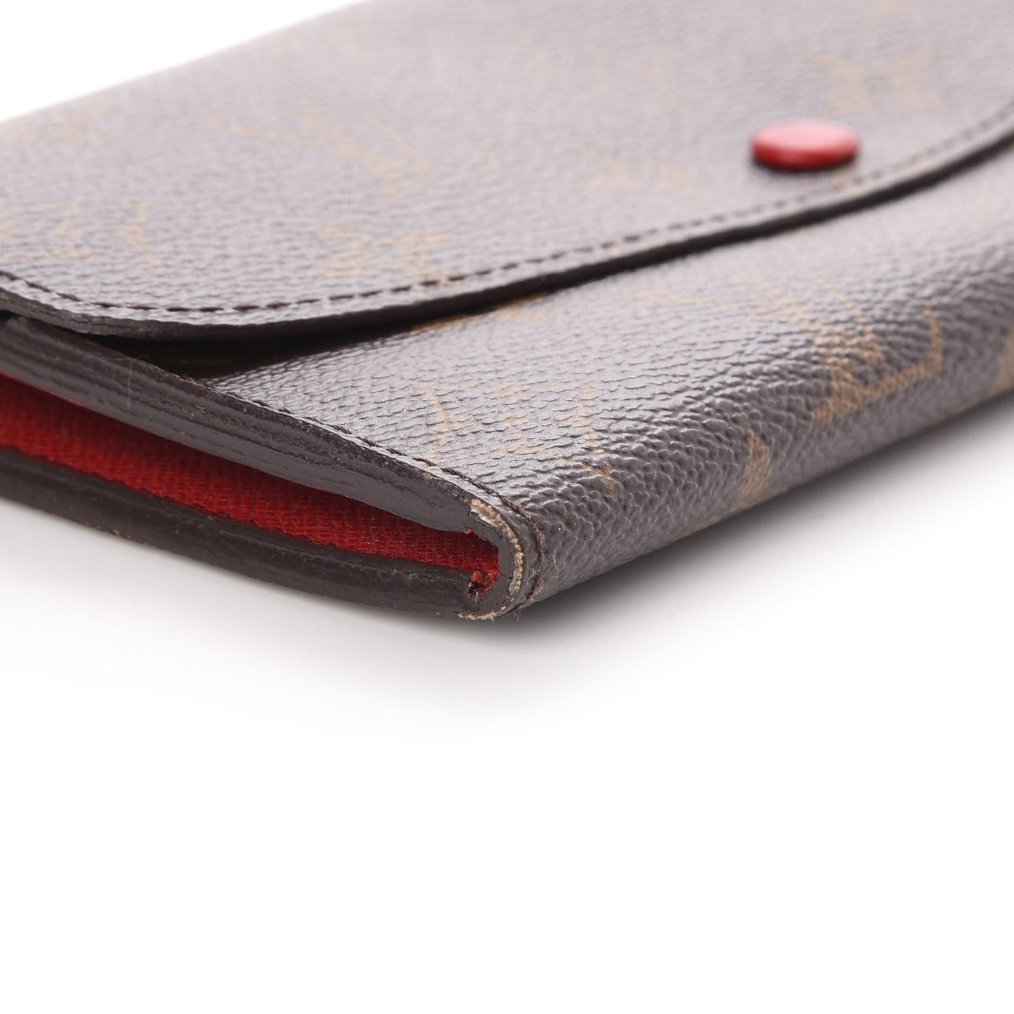 Monogram Emilie Wallet Red