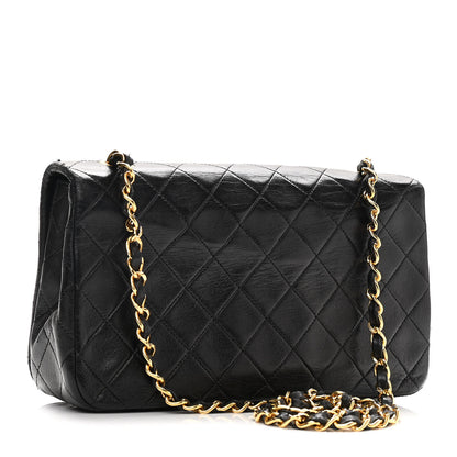 Chanel Lambskin Quilted Small Single Flap Black 3 of 15