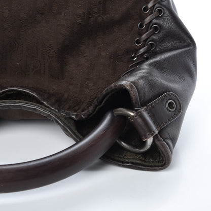 Christian Dior Monogram Ethnic Hobo Brown 9 of 20