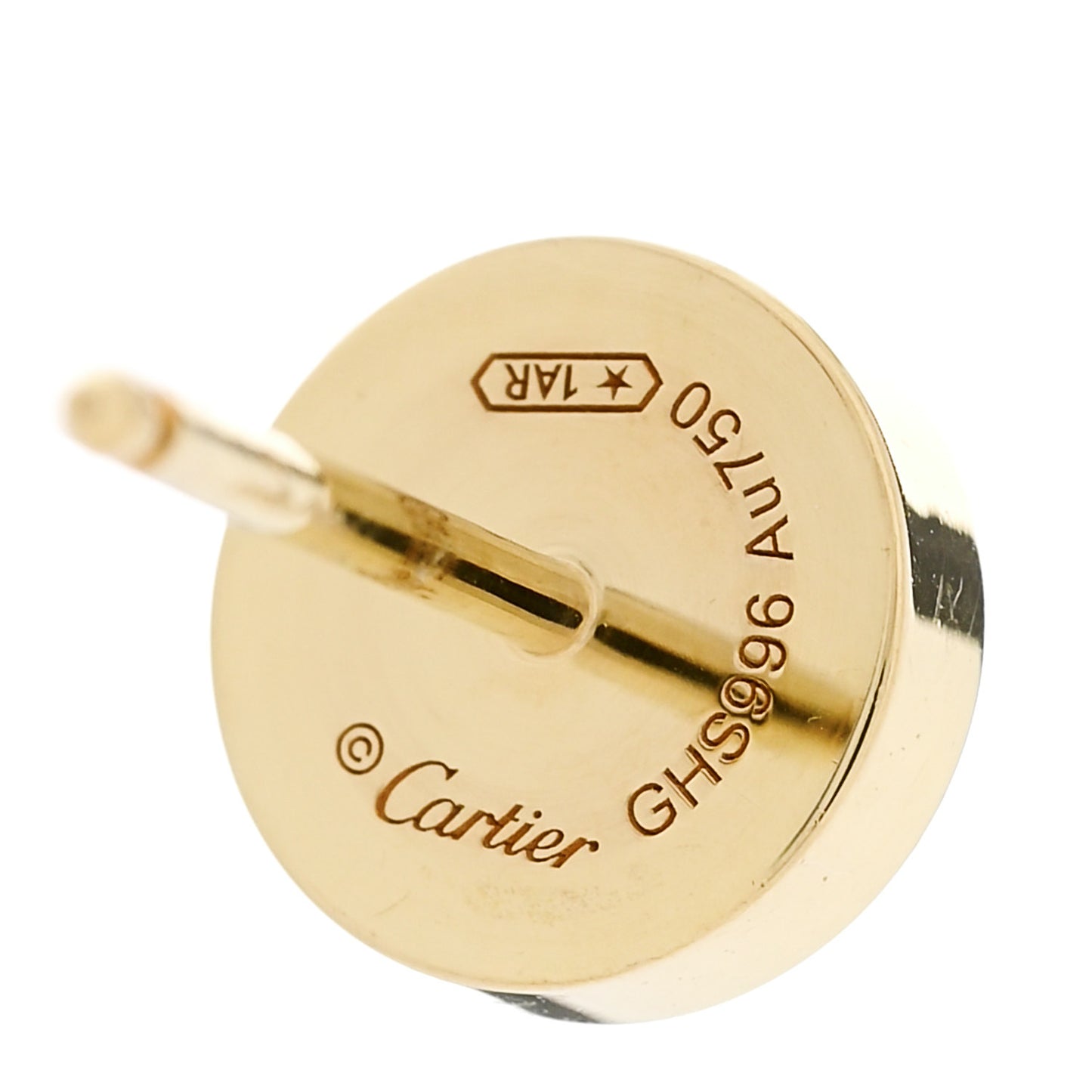 18K Yellow Gold LOVE Earrings