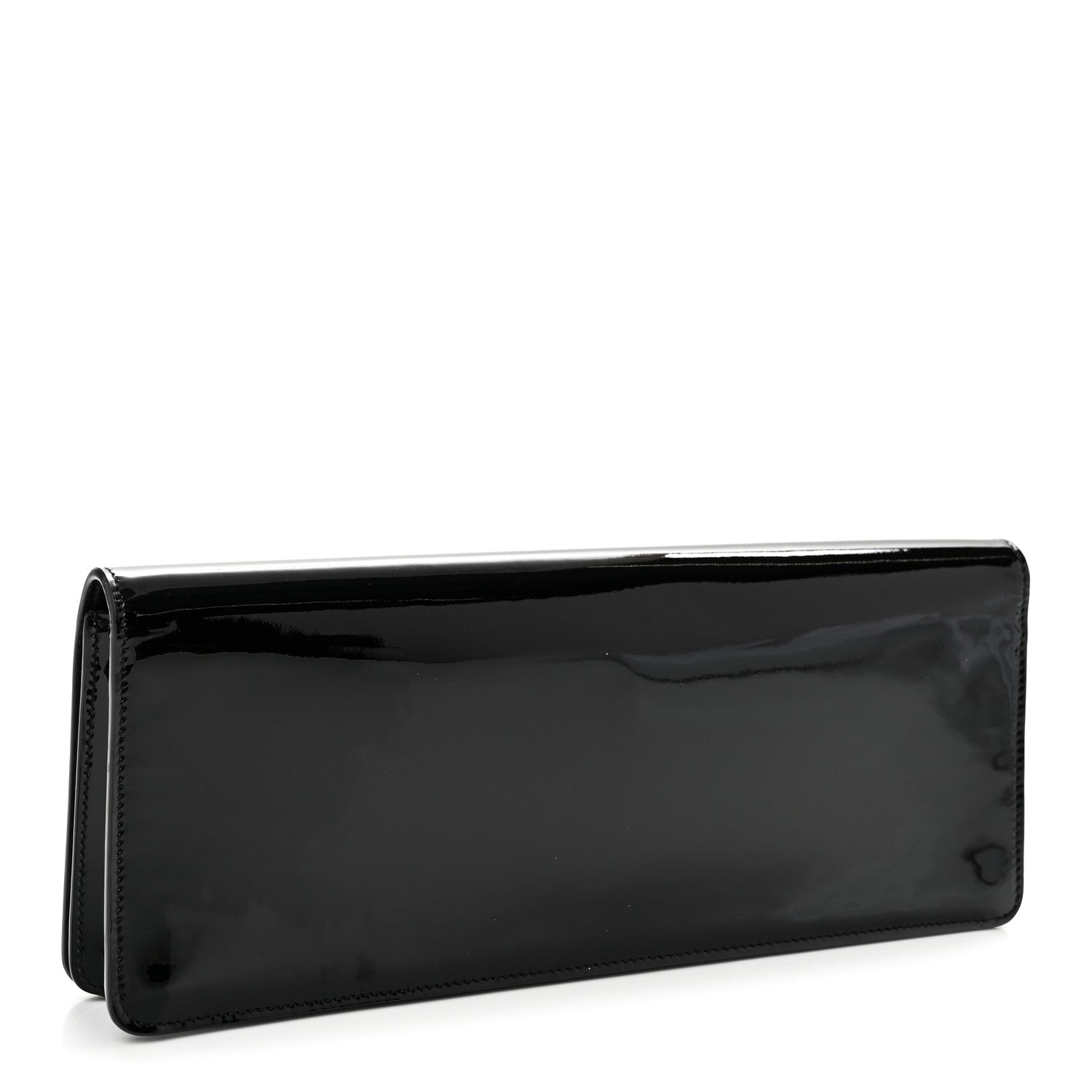 Saint Laurent Patent Calfskin Clutch Black 3 of 11