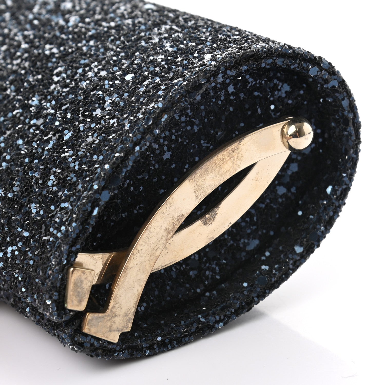 Jimmy Choo Glitter Fabric Mini Tube Blue 7 of 7