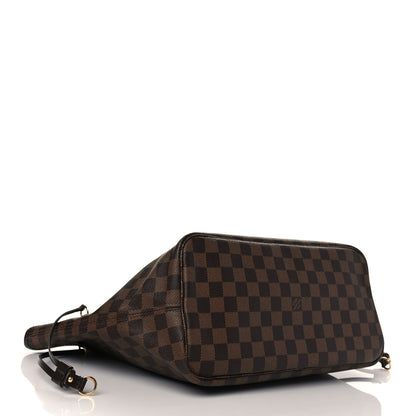 Louis Vuitton Damier Ebene Neo Neverfull MM Rose Ballerine 4 of 10