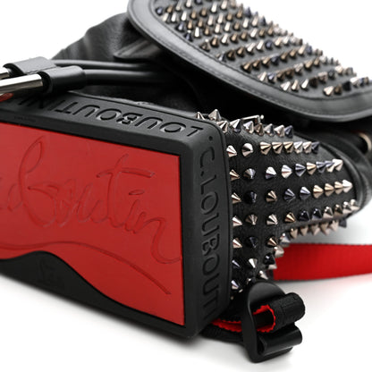 Christian Louboutin Calfskin Spiked Small Explorafunk Backpack Black 9 of 10