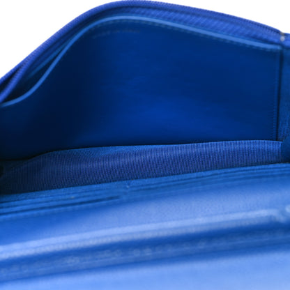 Chanel Caviar Quilted Wallet on Chain WOC Blue 5 of 12