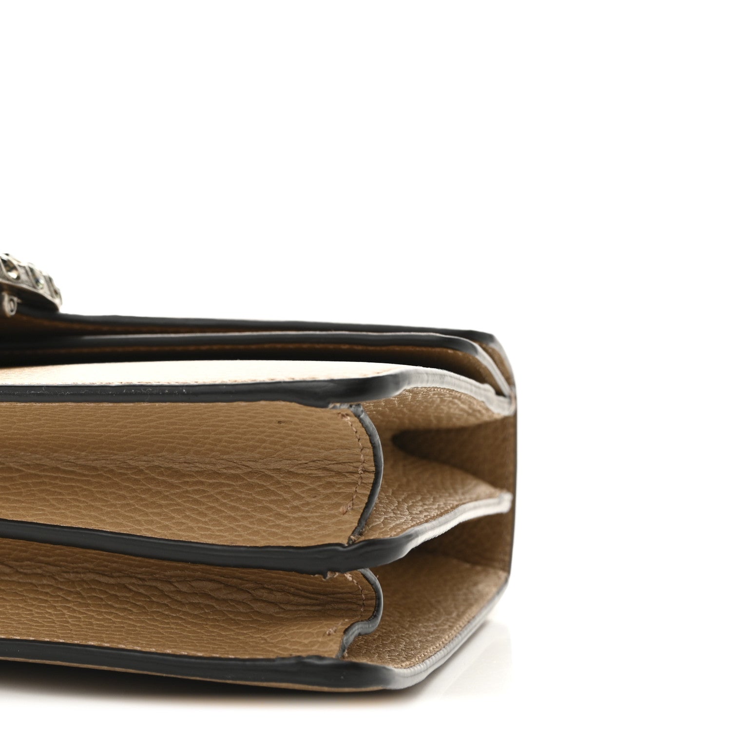 Gucci Dollar Calfskin Crystal Small Dionysus Shoulder Bag Natural Tan Black Diamond 11 of 12