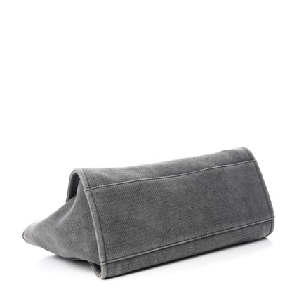 Chanel Canvas Medium Deauville Tote Grey 4 of 12