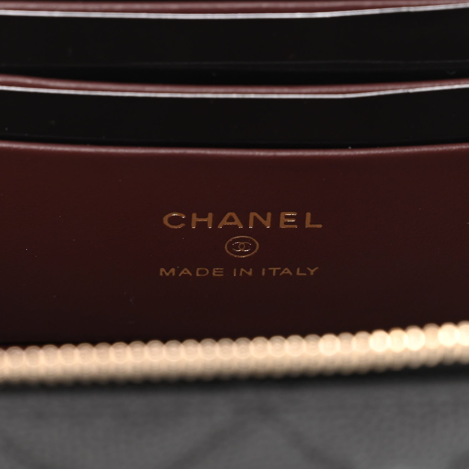 Chanel Caviar Quilted Small Vanity Case With Chain Black 6 of 11