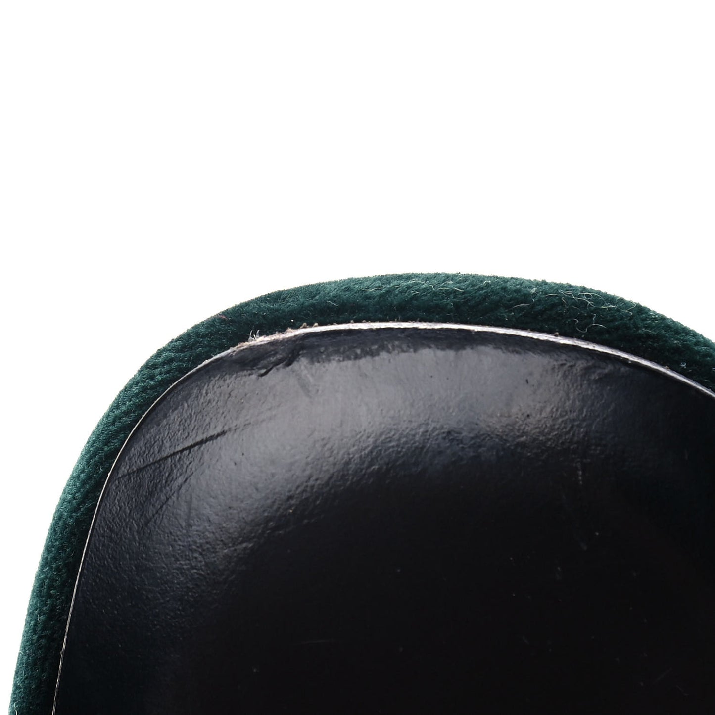 Velvet Crystal Snake Embroidered Womens Slippers 38 Dark Green