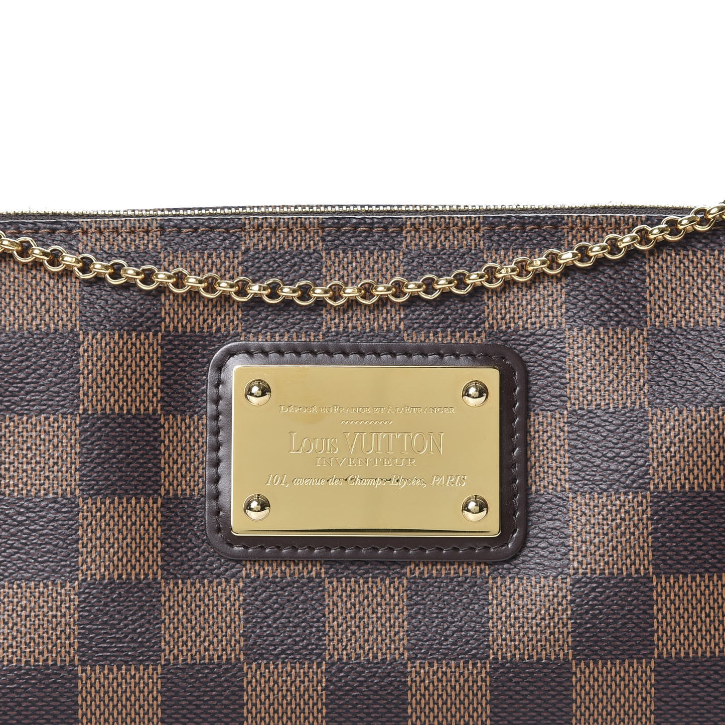Damier Ebene Eva Clutch