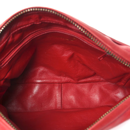 Chanel Lambskin Quilted Tassel Camera Case Red 5 of 12
