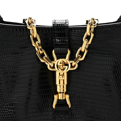 Gucci Lizard Mini Jackie 1961 Black 8 of 11