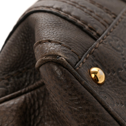 Gucci Guccissima Aviatrix Medium Boston Chocolate 12 of 16