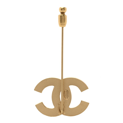 Chanel Pearl CC Brooch Pin Gold 2 of 4