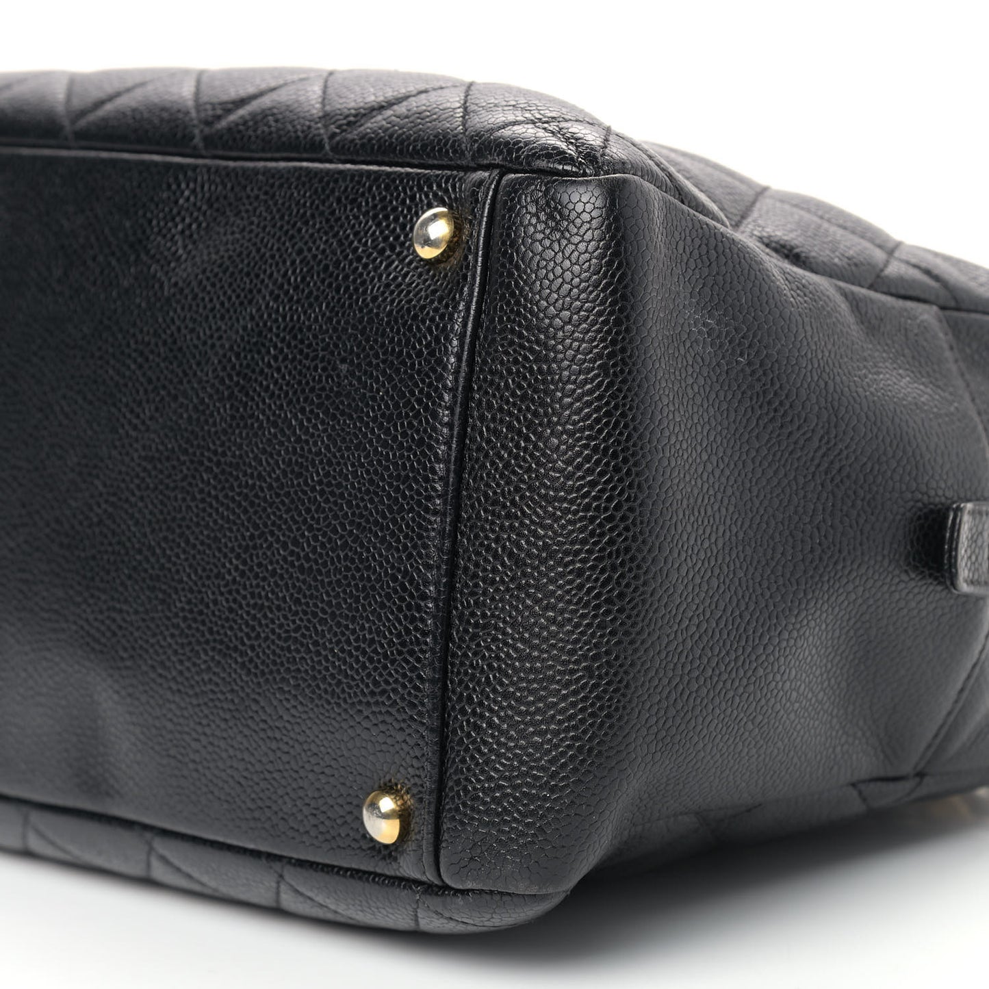 Caviar Quilted Petit Timeless Tote PTT Black