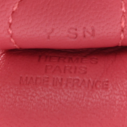 Hermes Milo Lambskin Grigri Rodeo Horse Bag Charm PM Rose Azalee 3 of 3