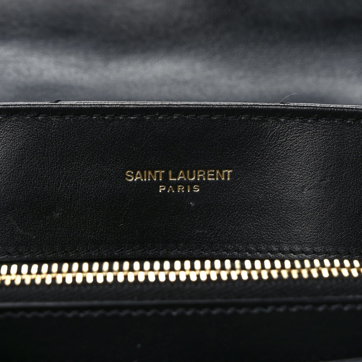 Calfskin Y Quilted Monogram Small Loulou Chain Satchel Black