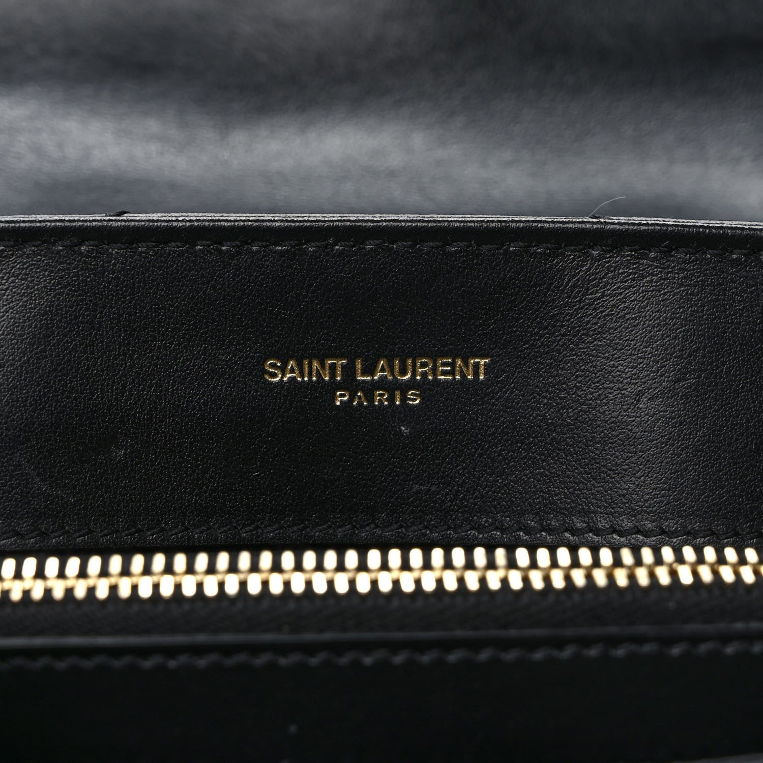 Saint Laurent Calfskin Y Quilted Monogram Small Loulou Chain Satchel Black 7 of 11