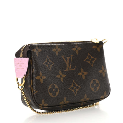 Louis Vuitton Monogram 2021 Christmas Animation Japanese Garden Mini Pochette Accessories Wisteria Pink 3 of 7
