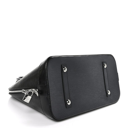 Louis Vuitton Epi Alma MM Black 4 of 9