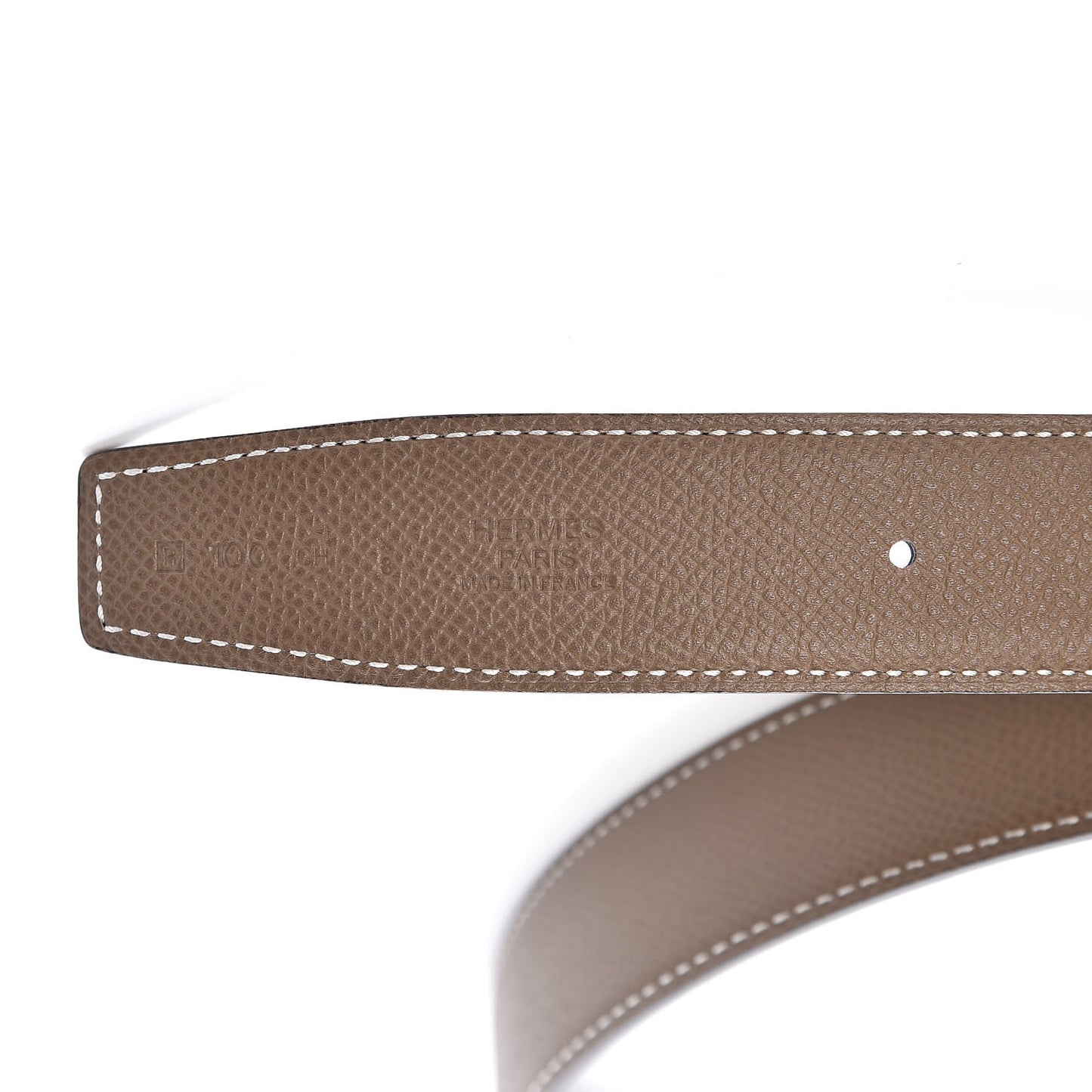 Swift Epsom 32mm Belt Strap 100 Black Etoupe