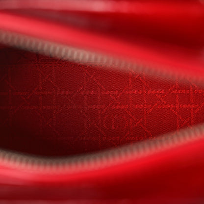 Christian Dior Patent Cannage Medium Lady Dior Red 5 of 8
