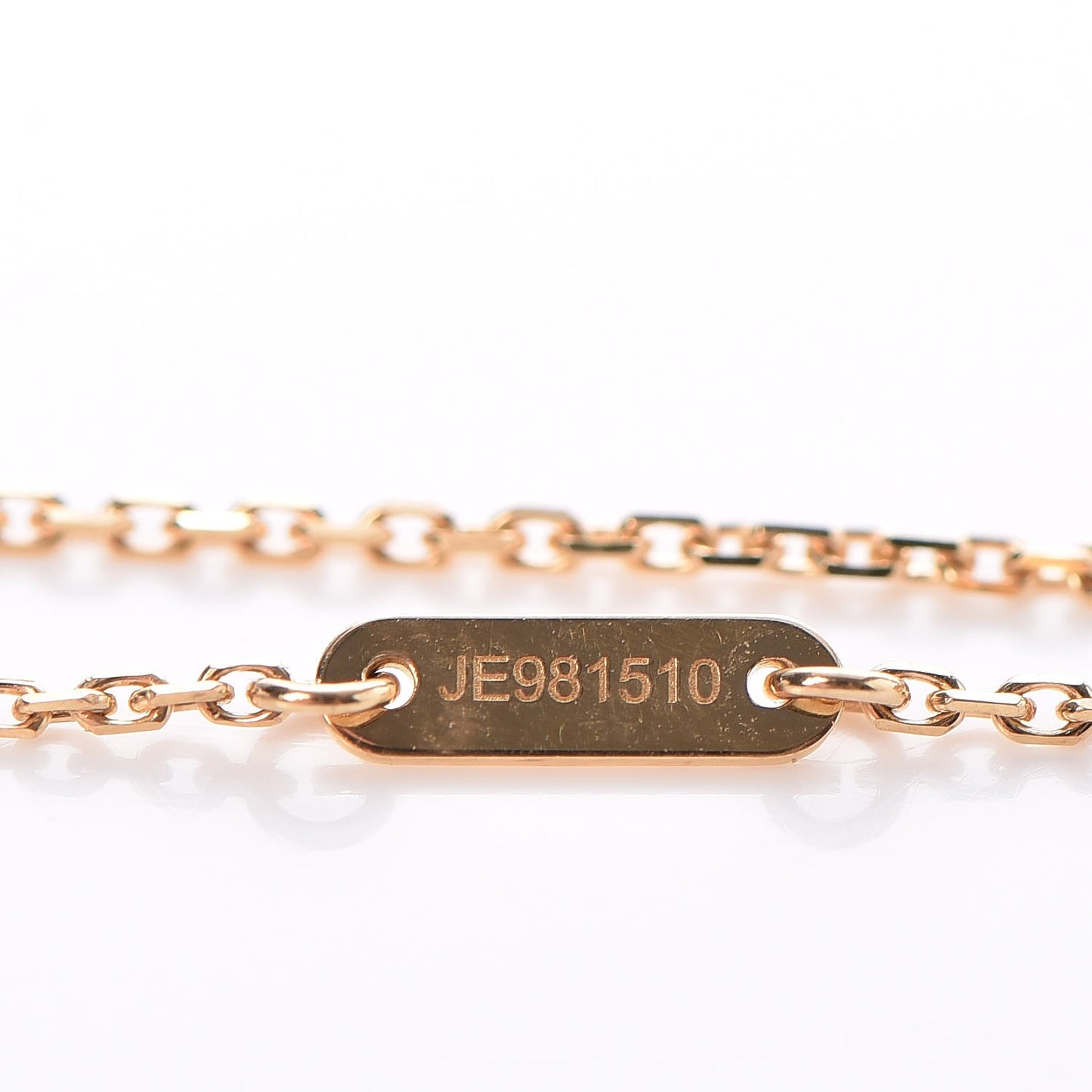 18K Yellow Gold Mother of Pearl Sweet Alhambra Pendant Necklace
