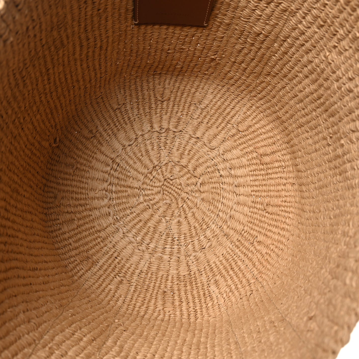 X MIFUKO Raffia Large Woody Basket Bag White