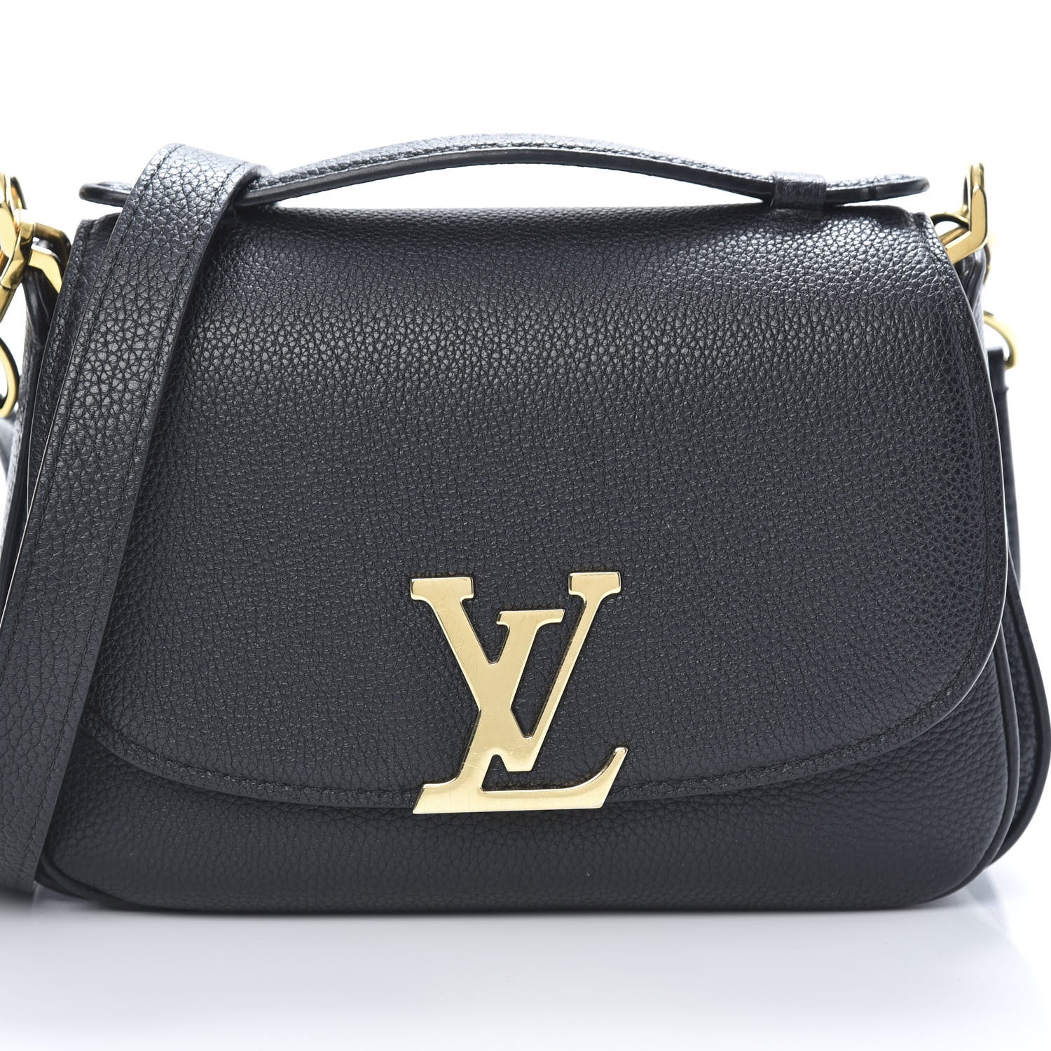 Louis Vuitton Grained Calfskin Vivienne NM Black 8 of 13