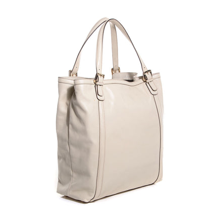 Gucci Leather Web Large Britt Tote Off White 3 of 7
