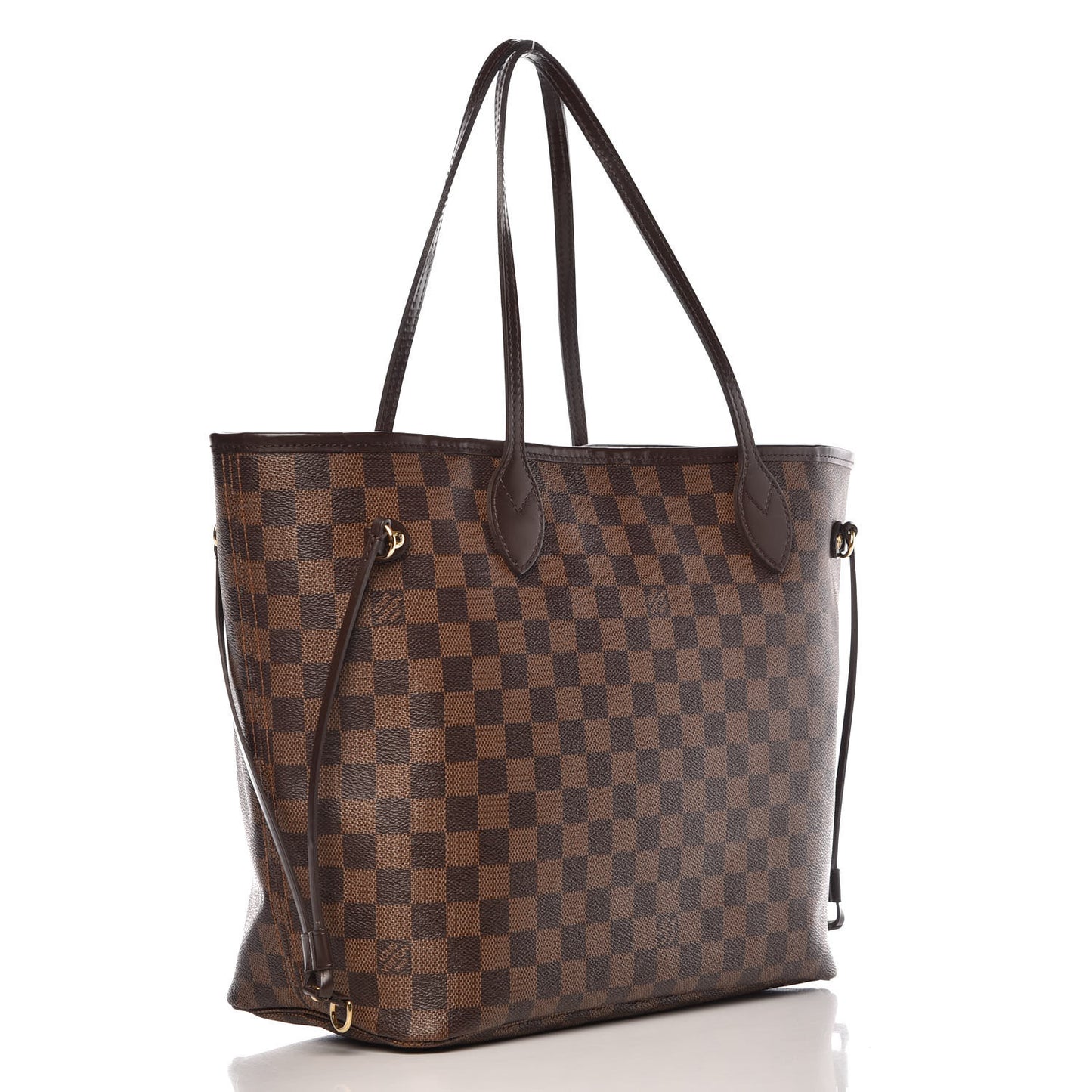 Damier Ebene Neo Neverfull MM Rose Ballerine