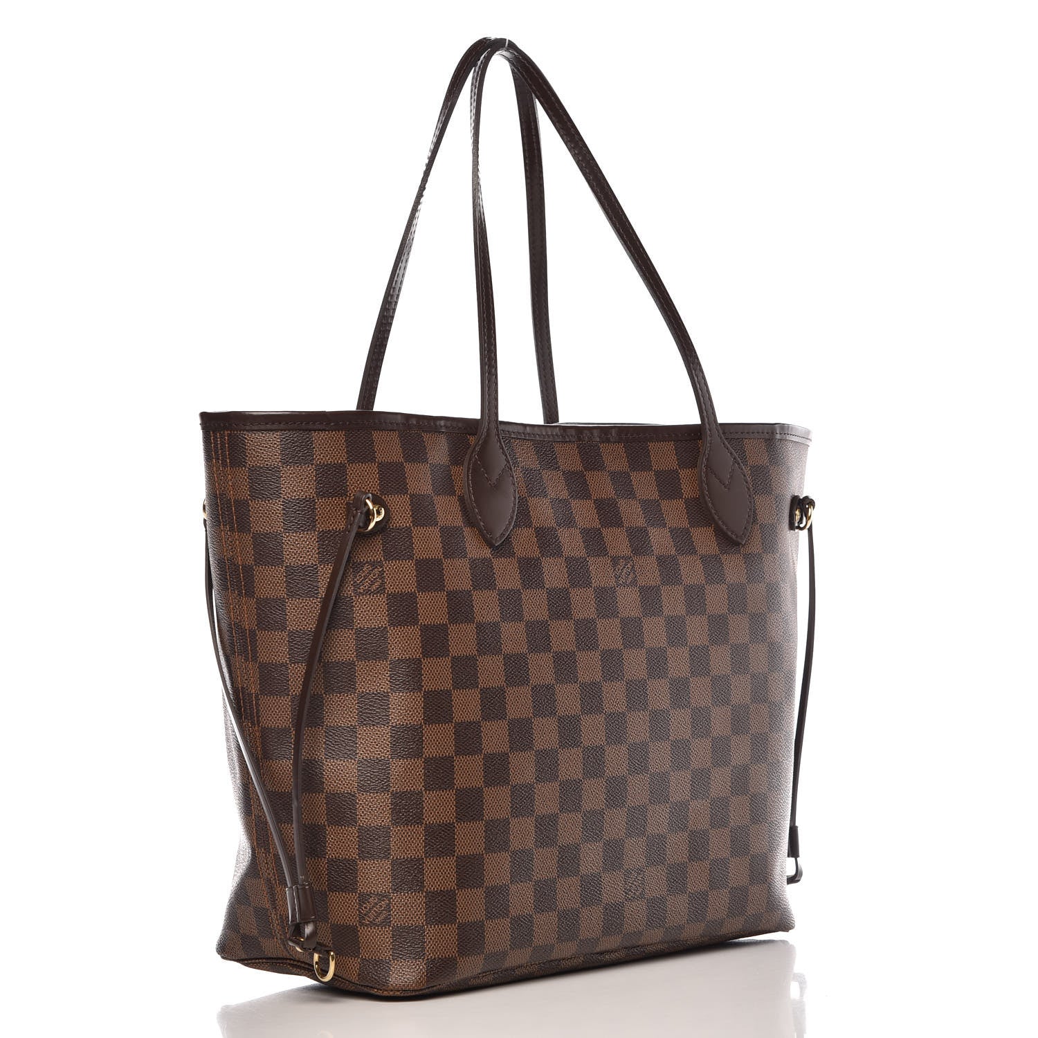 Louis Vuitton Damier Ebene Neo Neverfull MM Rose Ballerine 3 of 13