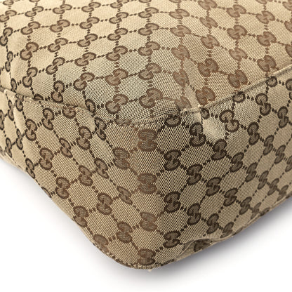Gucci Monogram Large Icon Bit Hobo Tan 9 of 10