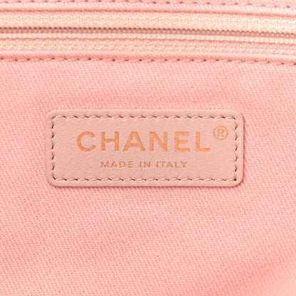 Chanel Mixed Fibers Calfskin Small Deauville Tote Rose Pink 6 of 10