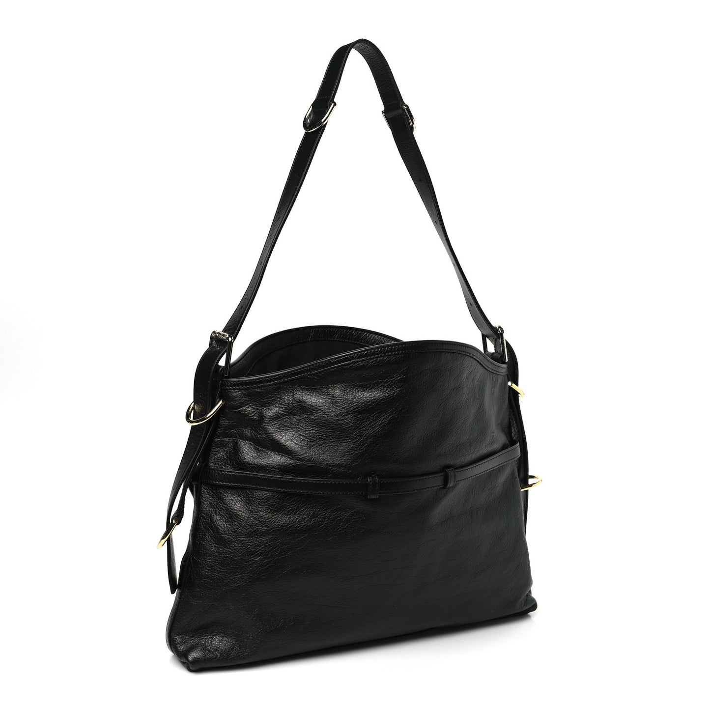 Calfskin Medium Voyou Bag Black