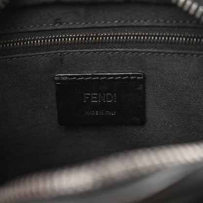 Fendi Vitello Century Grace FF Embossed Shoulder Clutch Black 6 of 12
