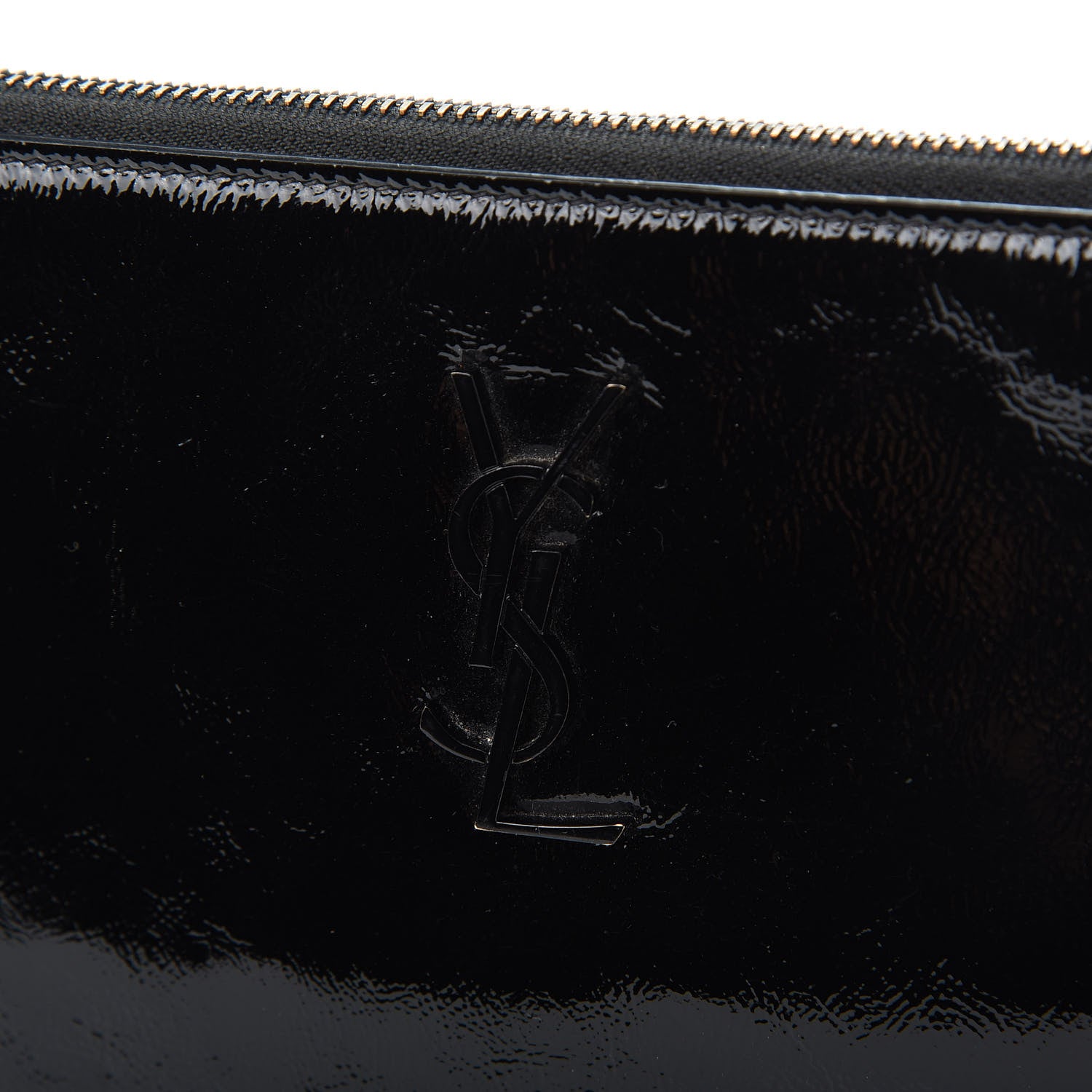 Saint Laurent Texturized Patent Monogram iPad Case Black 10 of 10