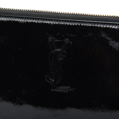 Saint Laurent Texturized Patent Monogram iPad Case Black 10 of 10