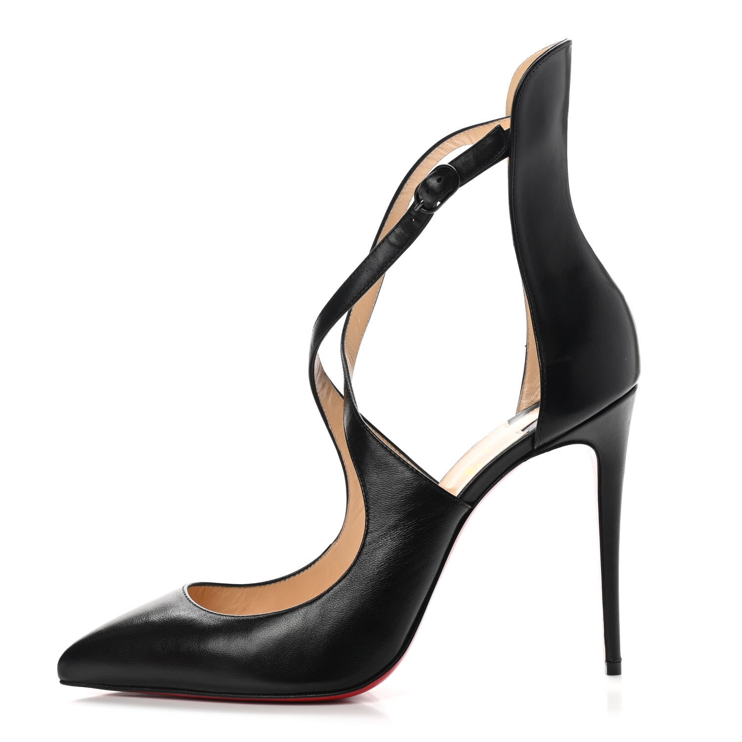 Christian Louboutin Shiny Nappa Marlenarock 100 Pumps 40 Black 1 of 8