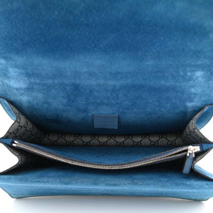 Gucci GG Supreme Monogram Blooms Medium Dionysus Shoulder Bag Beige Navy Vintage Blue 5 of 10