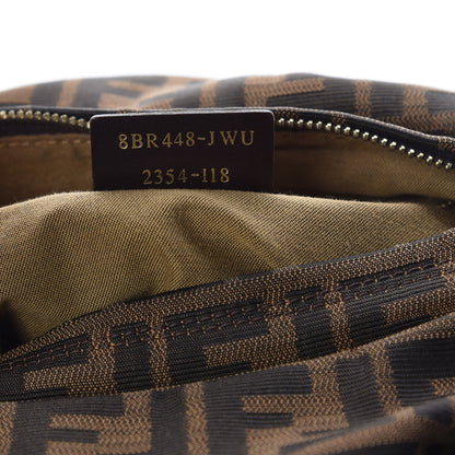 Fendi Zucca Cuoio Lucido Chef Hobo Tobacco Moro 7 of 7