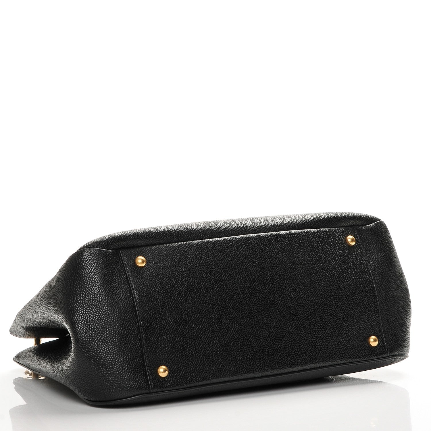 Chanel Grained Calfskin Large Shopping Tote Black 4 of 7