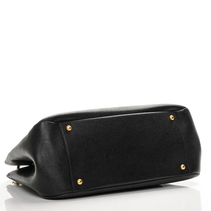Chanel Grained Calfskin Large Shopping Tote Black 4 of 7