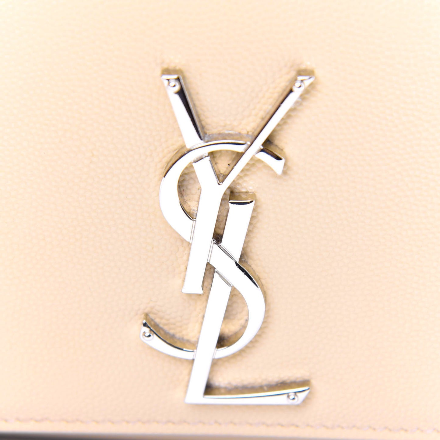 Grain De Poudre Small Monogram Kate Satchel Nude Powder
