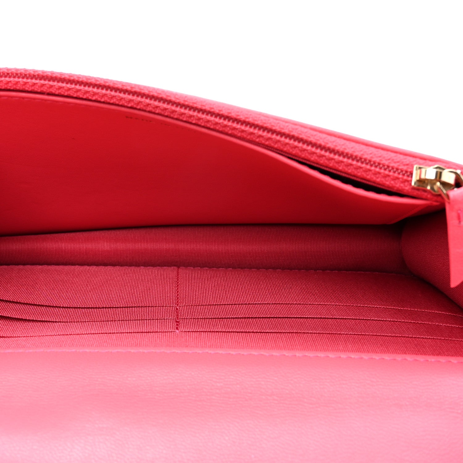 Chanel Lambskin Quilted Chanel 19 Wallet On Chain WOC Dark Pink 5 of 15