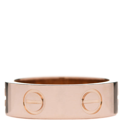 Cartier 18K Pink Gold 5.5mm LOVE Ring 48 4.5 3 of 5