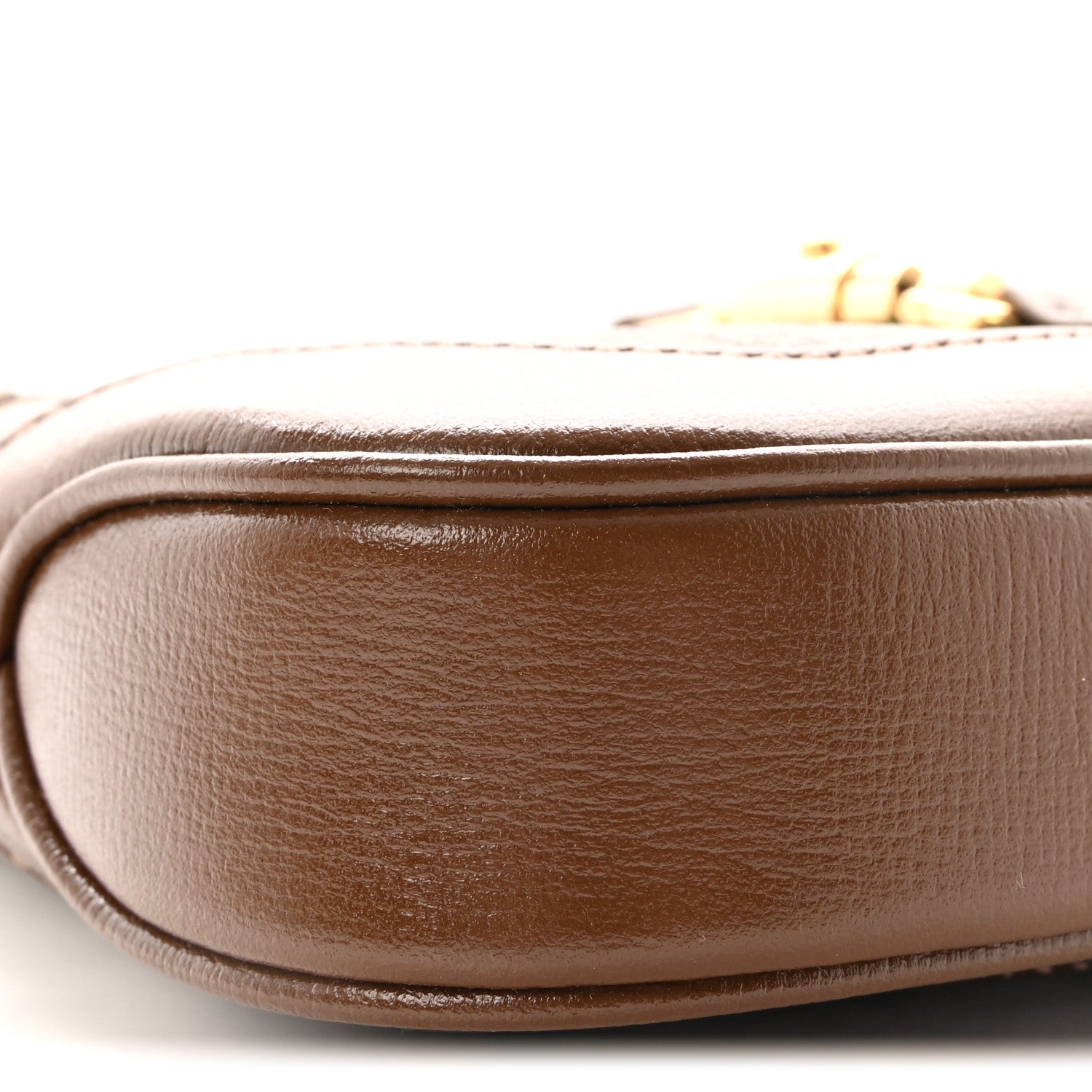 Gucci GG Supreme Monogram Azalea Calfskin Web Mini Jackie 1961 Hobo Beige Ebony Brown Sugar 8 of 10